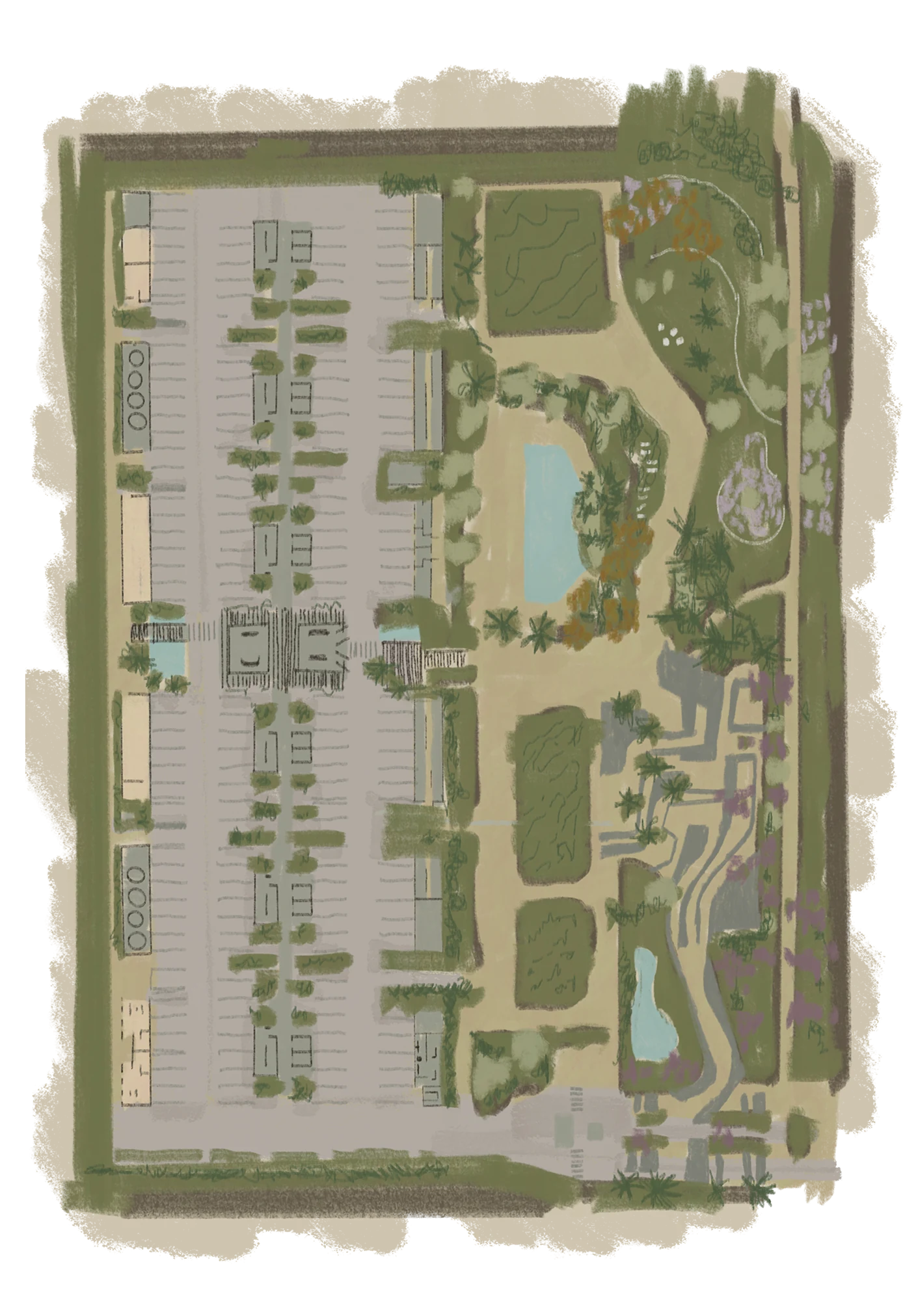 Vila Raiô — paisagismo